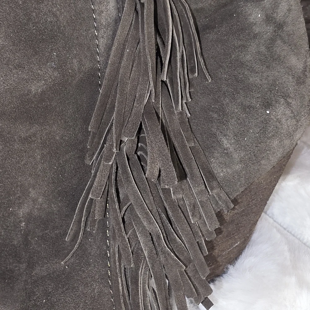 Vince Camuto Fringe Ankle Boots - Olive